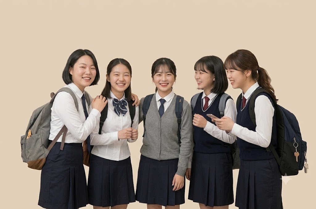 교복 입은 학생들